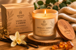 Vela Aromática Vainilla y Ámbar - Imagen 2