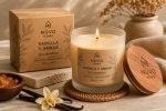 Vela Aromática Vainilla y Ámbar